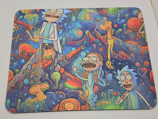 RICK AND MORTY MOUSE PAD