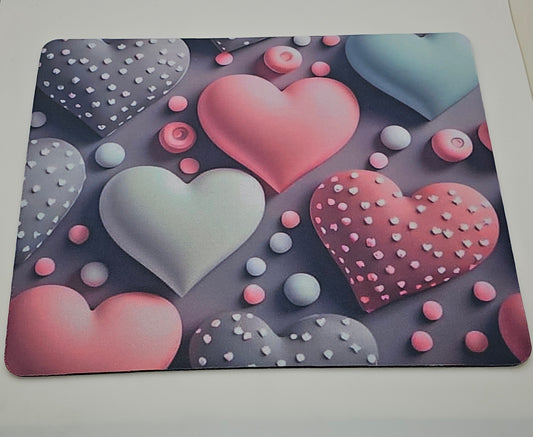 3D HEART MOUSE PAD